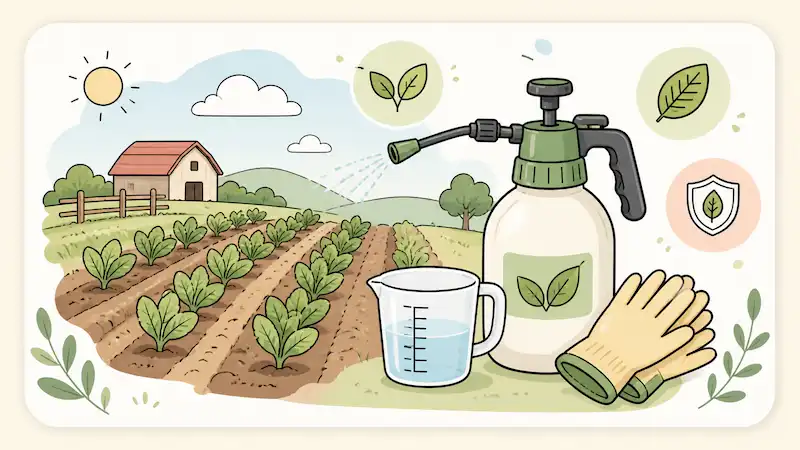 Illustration de l’outil agricole : Dosage pesticide