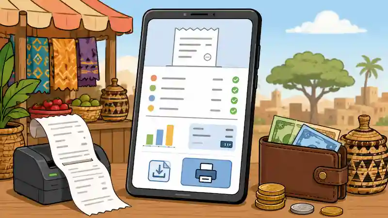 Professional Receipt Template for Nigeria