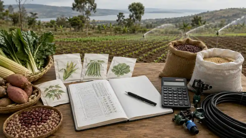 Illustration du calculateur de quantité de semences — Burundi