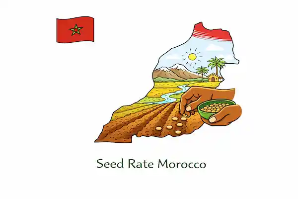 Mchoro wa zana ya kilimo : Kiwango cha mbegu — Morocco