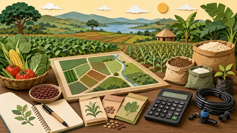 Illustration du calculateur de quantité de semences — Malawi