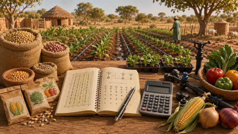 Mchoro wa zana ya kilimo : Kiwango cha mbegu — Chad