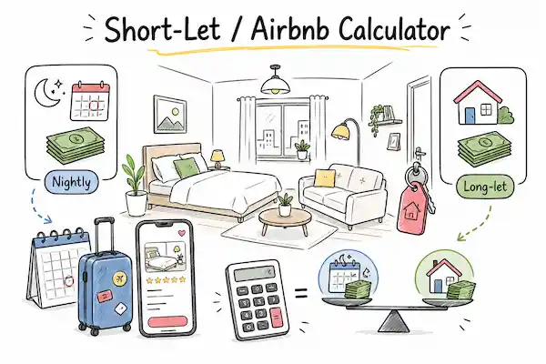 Repère visuel de l’outil « Location courte durée »