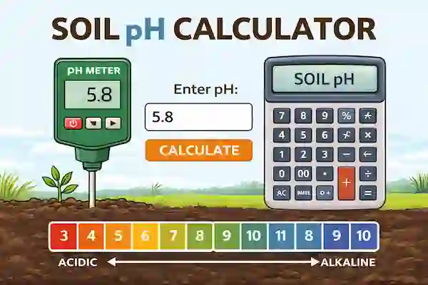 Illustration de l’outil agricole : pH du sol