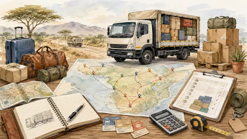 Illustration de Optimiseur de chargement d’un camion